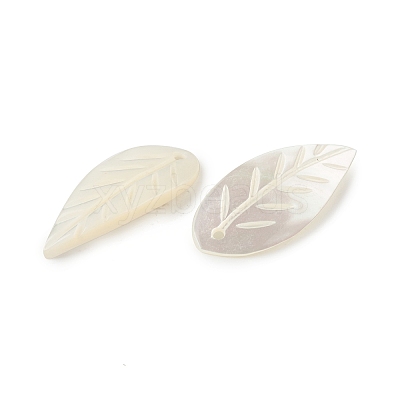 Natural Sea Shell Pendants SSHEL-T012-12-1