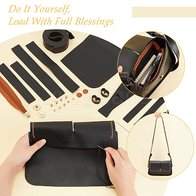 DIY PU Leather & Alloy Knitting Crochet Bags DIY-WH0326-19-1