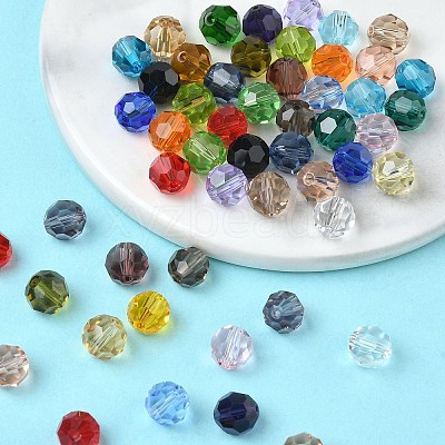 Imitation Austrian Crystal Beads SWAR-F021-8mm-M-1