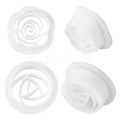 2Pcs Plastic Molds DIY-TA0001-09B-1