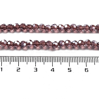 Electroplate Transparent Glass Beads Strands LS-EGLA-A035-T4mm-A13-1