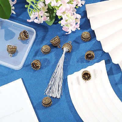 Zinc Alloy Pendant Bails FIND-CA0011-53AG-1