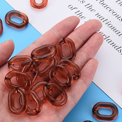 Transparent Acrylic Linking Rings MACR-S373-19-B08-1