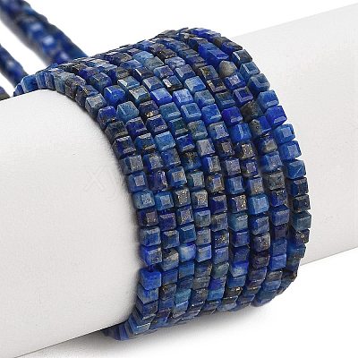 Natural Lapis Lazuli Beads Strands G-H042-B42-01-1