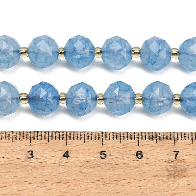 Dyed Imitation Jade Glass Beads Strands GL-Z001-02A-1