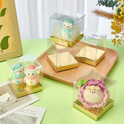 Folding PVC Gift Storage Boxes CON-WH0110-57B-1