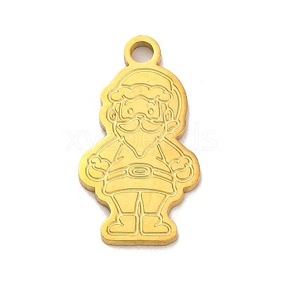 Christmas Theme 201 Stainless Steel Pendants LS-STAS-Q015-13G-01-1