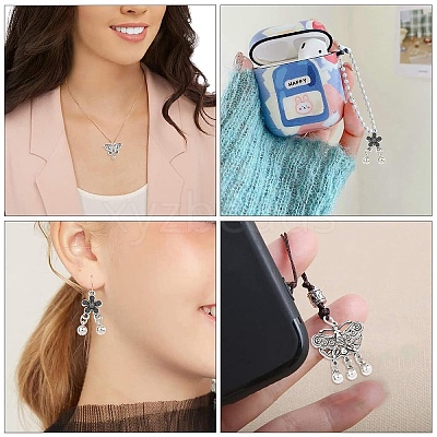 6Pcs 3 Styles Tibetan Style Alloy Pendants FIND-YW0011-65-1