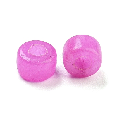 Natural White Jade Dyed Beads G-G003-A06-06-1