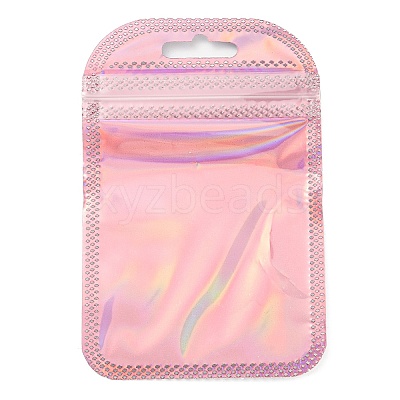 Plastic Glitter Holographic Packaging Yin-yang Resealable Bags OPP-D003-04B-1