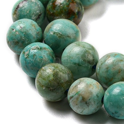 Natural Peruvian Turquoise(Jasper) Beads Strands G-A219-A05-02-1