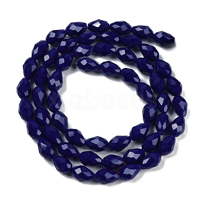 Opaque Solid Color Beads Strands EGLA-N013-P6mm-D03-1