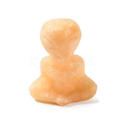 Natural Yellow Jade Display Decorations DJEW-P019-E06-1