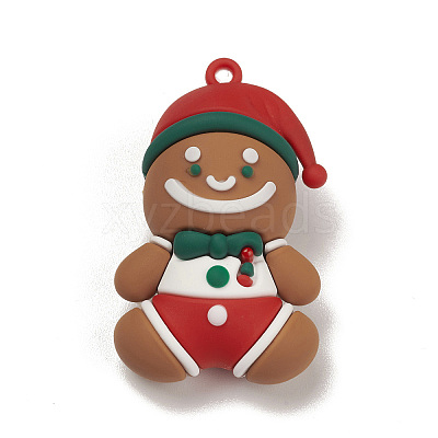 PVC Plastic Christmas Style Big Pendants PVC-O001-02C-1