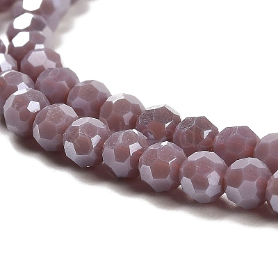 Opaque Glass Beads Stands EGLA-A035-P4mm-B11-1