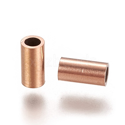 Ion Plating(IP) 304 Stainless Steel Tube Beads STAS-L216-23E-RG-1