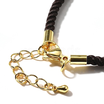 Nylon Milan Cord Necklace Making MAK-M028-01G-11-1