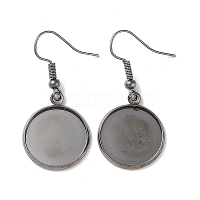 Rack Plating Iron Earring Hooks EJEW-D091-01D-B-1