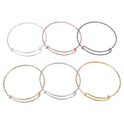 Adjustable Iron Bangle Making BJEW-CA0001-01-1