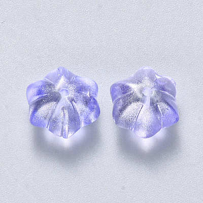 Transparent Spray Painted Glass Beads GLAA-S190-005A-01-1