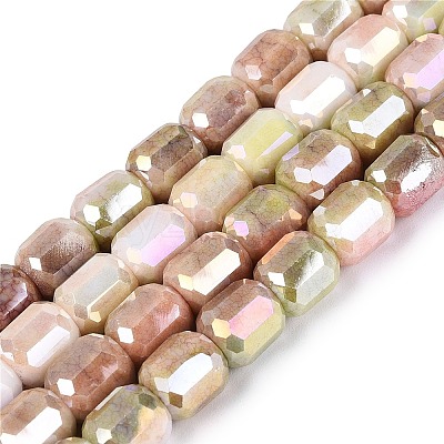 Anti-Tarnish Electroplate Glass Beads Strands EGLA-N027-03A-05-1