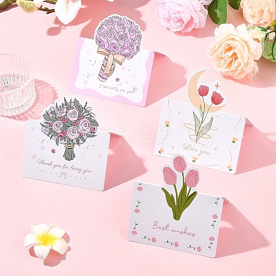 40 Sheets 4 Styles Paper Invitations Greeting Card AJEW-FS0001-26-1