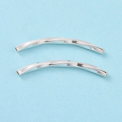 925 Sterling Silver Tube Beads STER-D035-13S-1