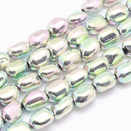 Electroplate Non-magnetic Synthetic Hematite Beads Strands G-L488-A-26-1