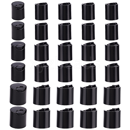 BENECREAT 30Pcs 3 Style PP Plastic Press Caps AJEW-BC0003-83A-1