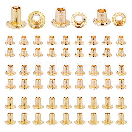 ARRICRAFT 90Pcs 3 Style Brass Eyelet Rivet KK-AR0003-17-1