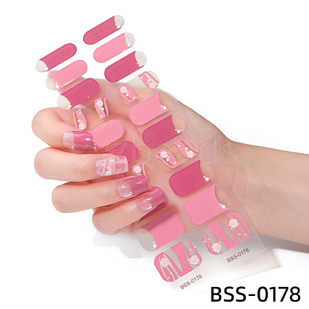 Nail Art Full Cover Nail Stickers MRMJ-YWC0001-BSS-0178-1