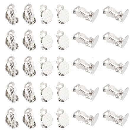 Unicraftale 304 Stainless Steel Clip-on Earring Findings STAS-UN0018-16P-1