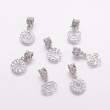 Alloy European Dangle Charms PALLOY-E436-B-P-1