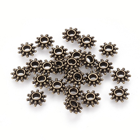Tibetan Style Spacer Beads LS-MLFH10384Y-NF-1