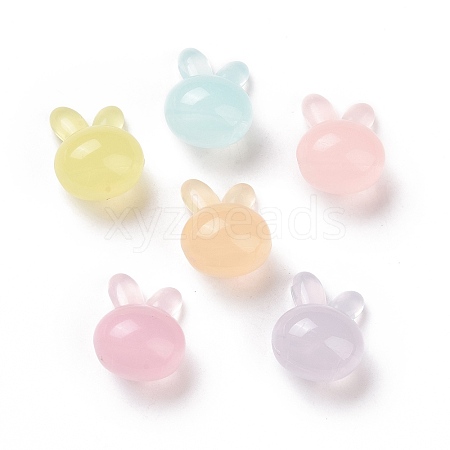 Imitation Jelly Style Acrylic Beads X-OACR-B002-05-1