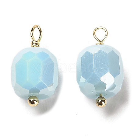 Glass Charms KK-M266-04G-04-1