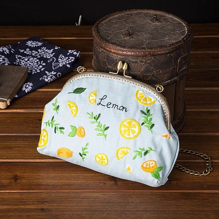 DIY Embroidery Coin Purse Kits PW-WG615EE-01-1