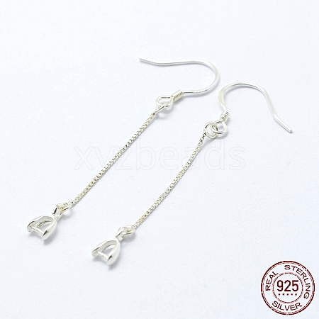 925 Sterling Silver Earring Hooks Findings STER-I014-27S-1