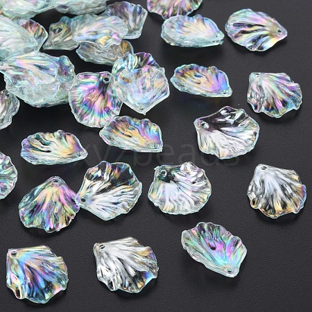 Transparent Acrylic Pendants MACR-S373-73-C05-1