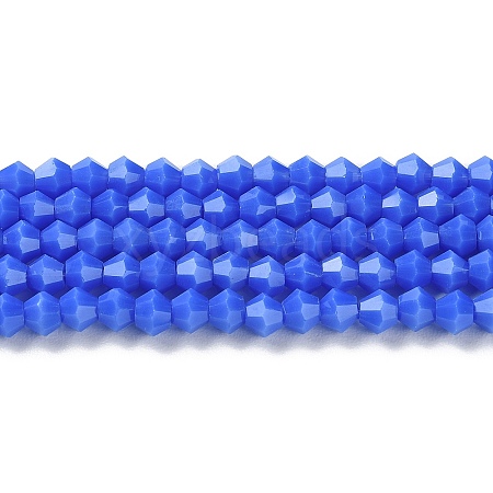 Opaque Solid Color Imitation Jade Glass Beads Strands LS-GLAA-F029-P4mm-11-1