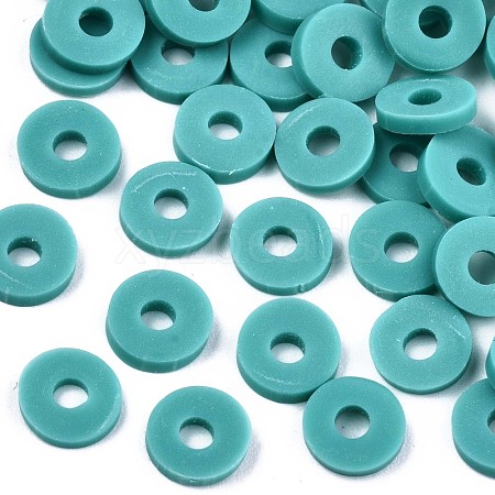 Handmade Polymer Clay Beads X-CLAY-Q251-6.0mm-107-1