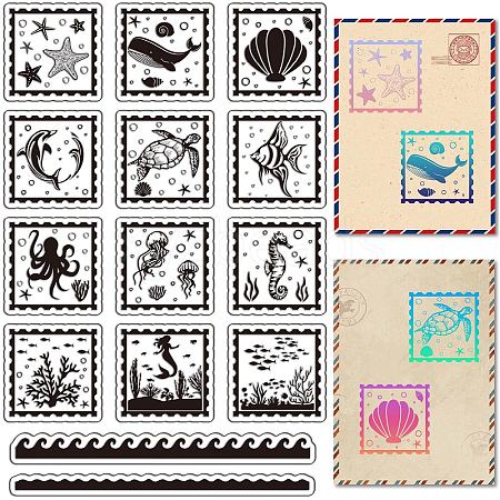 Custom PVC Plastic Clear Stamps DIY-WH0439-0301-1