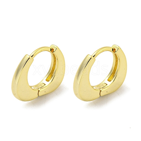 Brass Hoop Earrings EJEW-L211-010T-G-1