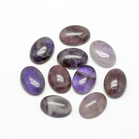 Natural Amethyst Cabochons X-G-R415-14x10-30-1