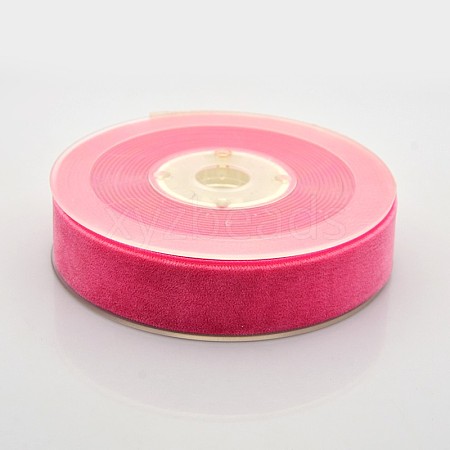 Polyester Velvet Ribbon for Gift Packing and Festival Decoration SRIB-M001-23mm-187-1