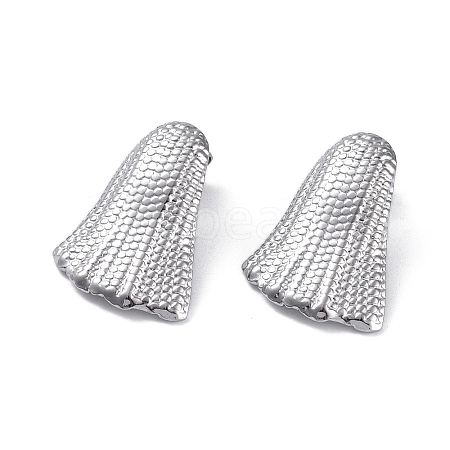 304 Stainless Steel Stud Earrings EJEW-M250-02D-P-1