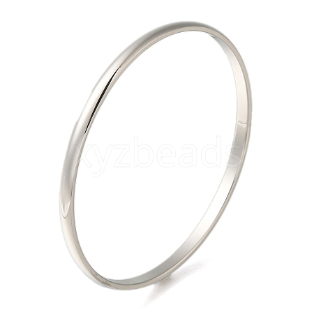 Non-Tarnish 304 Stainless Steel Plain Bangles BJEW-L664-024E-P-01-1