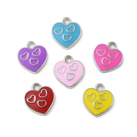 CCB Plastic Enamel Pendants CCB-K009-12P-1