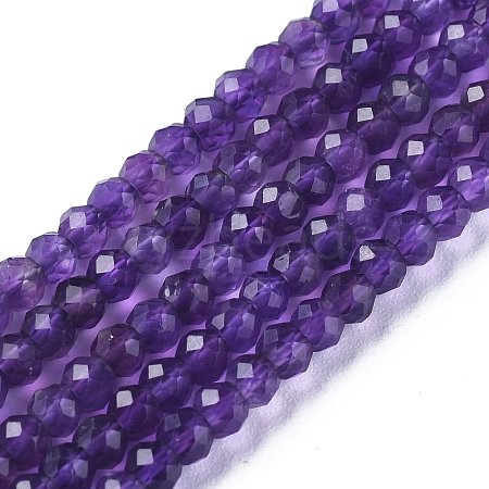 Natural Amethyst Beads Strands G-E560-Q03-1