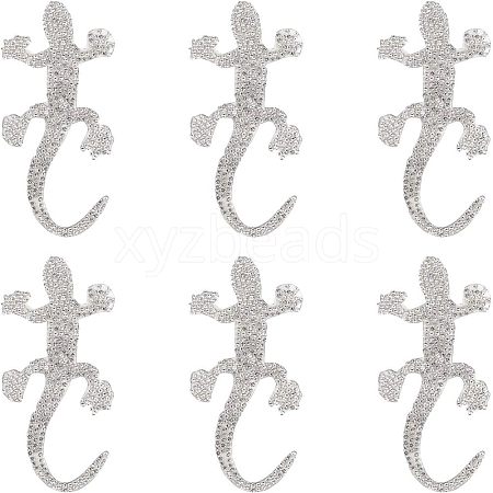 Self Adhesive Glitter Rhinestone Sticker DIY-FG0001-34-1